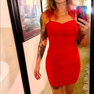 Gorgeous Bebe red cocktail dress - Size S